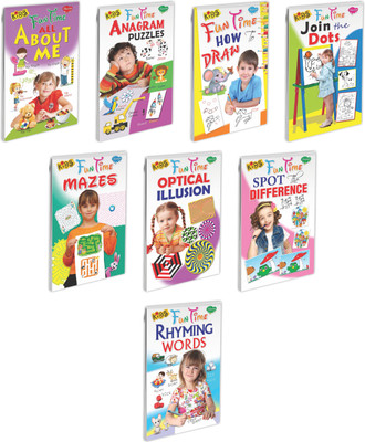 Kids Fun Time Activity Books Set Of 8(Paperback, Sawan)
