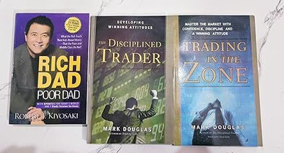 Rich Dad Poor Dad + Trading In The Zone + The Disciplined Trader(Paperback, MIX AUTHER)