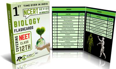 NCERT Based NEET(UG) Biology Flashcards For Class 12th