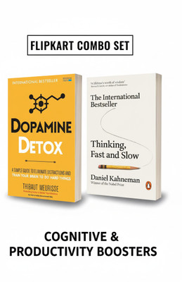 Dopamine Detox + Thinking, Fast And Slow(Paperback, Thibaut Meurisse, Daniel Kahneman)