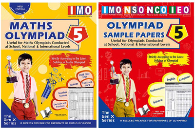 V&S Publishers IMO (Mathematics Olympiad Guidebook And Sample Papers) Olympiad Combo Class 5 (Set Of 2 Books)(Paperback, V&S Publishers)