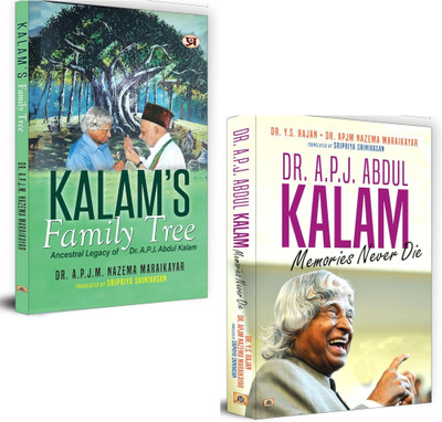 Dr. A.P.J. Abdul Kalam, Memories Never Die + Kalam's Family Tree: Ancestral Legacy Of Dr. A.P.J. Abdul Kalam (Set Of 2 Books)(Paperback, Dr. Y.S. Rajan, Dr. A. P. J. M. Nazema Maraikayar, Supriya Srinivasan) Dr. A.P.J. Abdul Kalam, Memories Never Die + Kalam's Family Tree: Ancestral Legacy Of Dr. A.P.J. Abdul Kalam (Set Of 2 Books)(Paperback, Dr. Y.S. Rajan, Dr. A. P. J. M. Nazema Maraikayar, Supriya Srinivasan)
