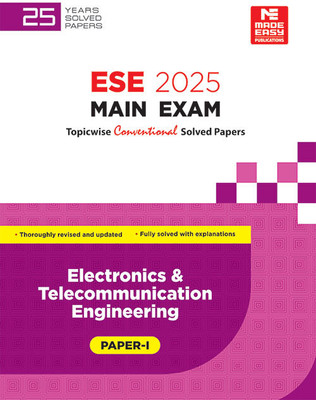 ESE 2025 Mains Examination Electronics And Telecommunication Engineering Conventional Paper I(Paperback, Others, None)