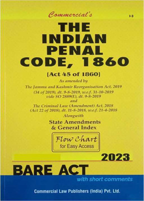 IPC - Indian Penal Code - BARE ACT - Latest 2023 Edition Commercial(Paperback, Commercial)