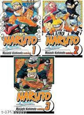 Naruto Manga Vol 1, Vol 2 And Vol 3 Set(Paperback, Masashi Kishimoto)