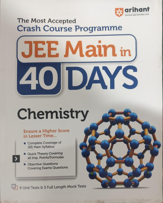 40 Days Crash Course Programme JEE Main Chemistry 2024(Paperback, experts)
