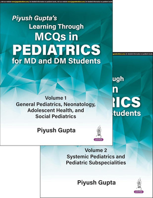 Learning Through Mcqs In Pediatrics For Md And Dm Students (2vols)(Paperback, Piyush Gupta)