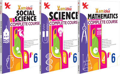 Xam Idea Science, Social Science, Mathematics Complete Course Book | Set Of 3 Books | Class 6 | Includes CBSE Question Bank And NCERT Exemplar (Solved) | NEP | Examination(Paperback, Xamidea Editorial Board)