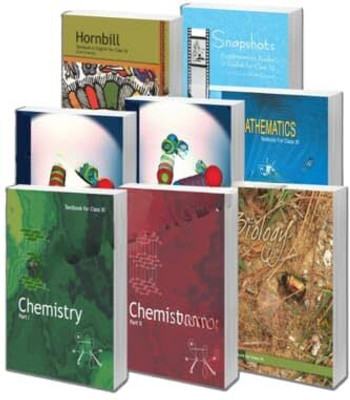 NCERT Class 11 Book Set Of 8 Textbook For Class XI | Physics Part 1 And 2 +Chemistry Part 1 And 2 + Biology + Mathmatics + English Snapshot And Hornbill | 11th Class 2025-26 Edition (English Medium) 11th Books Set LATEST(-, NCERT)