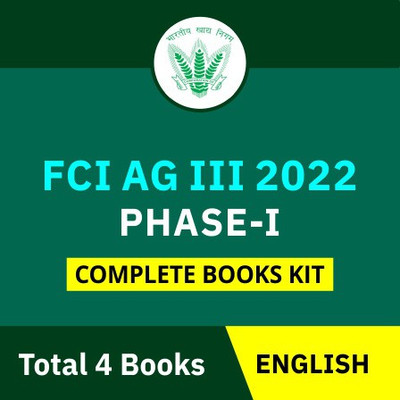 FCI AG III Phase-I 2022 Complete Books Kit (English Printed Edition) By Adda247(Paperback, Adda247 Publications)