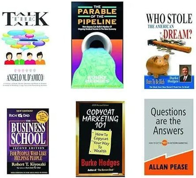 Business & Self-Improvement 6-Book Set(Paperback, Angelo M. D'Amico, Burke Hedges, Burke Hedges, Robert T. Kiyosaki)