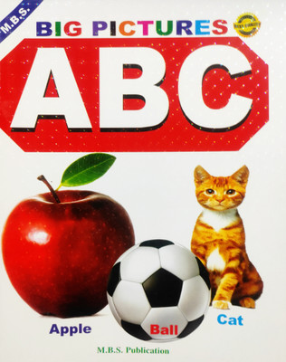 ABC(Big Size Pictures) Hard Paper Alphabet Book (Odia- English) ABCD Alphabet HD Quality Images/ Big Size Book(Hardcover, Odia, M.B.S)