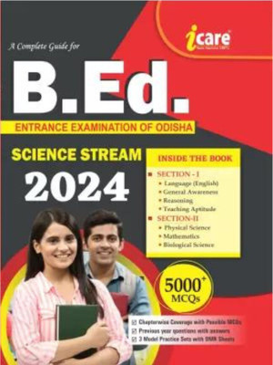 Odisha BED Entrance Book 2024 Science Stream(Paperback, Icare Author)