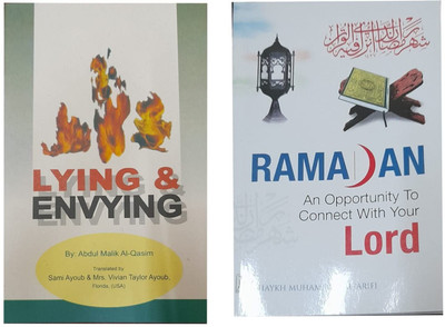 Lying And Envying & RAMADAN An Opportunity To Connect With Your Lord ( Allah) Two Books Set In English Language Indian Good Quality Quality(Paperback, Abdul Malik Al-Qasim, Shaikh Muhammad Al-Arifi) Lying And Envying & RAMADAN An Opportunity To Connect With Your Lord ( Allah) Two Books Set In English Language Indian Good Quality Quality(Paperback, Abdul Malik Al-Qasim, Shaikh Muhammad Al-Arifi)