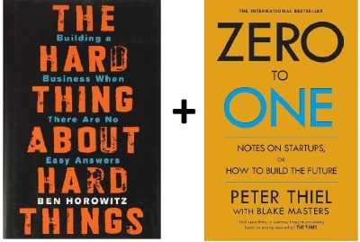 The Hard Thing About Hard Thing + 
Zero To One ( Combo Of 2)(Paperback, Peter Thiel, Ben Horowitz)