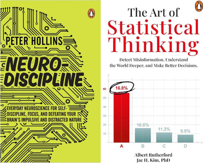 Neuro-Discipline + The Art Of Statistical Thinking - Combo Of 2 Books Set(Paperback, Albert Rutherford and Peter Hollins) Neuro-Discipline + The Art Of Statistical Thinking - Combo Of 2 Books Set(Paperback, Albert Rutherford and Peter Hollins)