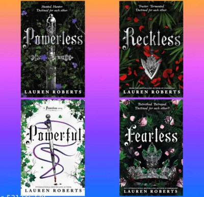 Lauren Roberts 4 Books Combo :- Powerless + Reckless + Powerful + Fearless, English Paperback Books,(Paperback, Lauren Roberts)