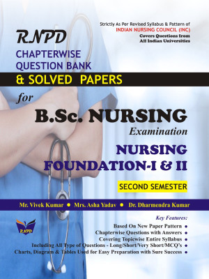 BestSellio Books - Nursing Foundation – I & II B.Sc. Nursing 2ND Semester QUESTION BANK AND Solved Papers Series Per INC Syllabus For All Indian University(Paperback, Dr. Ankut Vashishtha & Vivek Kumar)