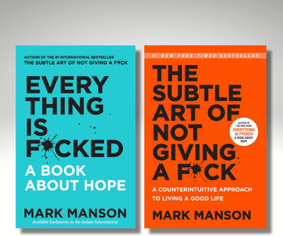Everything Is Fcked + The Subtle Art Of Not Giving A Fck (Set Of 2 Books)(Paperback, Mark Manson)