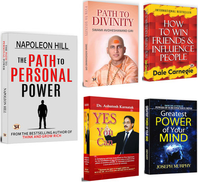 The Path To Personal Power + Path To Divinity + Yes You Can + How To Win Friends & Influence People + Greatest Power Of Your Mind | Personal Success And Prosperity | Self Confidence | Mind Power & Mental Influence (Set Of 5 Books In English)(Paperback, Napoleon Hill, Swami Avdheshanand Giri, Ashutos The Path To Personal Power + Path To Divinity + Yes You Can + How To Win Friends & Influence People + Greatest Power Of Your Mind | Personal Success And Prosperity | Self Confidence | Mind Power & Mental Influence (Set Of 5 Books In English)(Paperback, Napoleon Hill, Swami Avdheshanand Giri, Ashutos