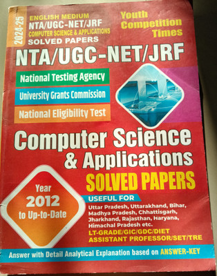 Youth NTA /UGC -NET /JRF Computer Science & Applications Solved Paper With Answer Key(Paperback, YCT Expert Team)