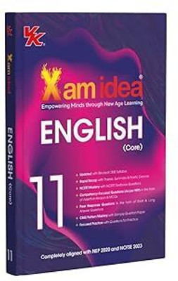 Xam Idea Class 11 English Core (2025–26) | Latest CBSE Syllabus| NEP 2020 & NCFSE 2023 Aligned | With Competency-Focused & Free Response Qs | Self-Assessment Tests Paperback(Paperback, xam idea) Xam Idea Class 11 English Core (2025–26) | Latest CBSE Syllabus| NEP 2020 & NCFSE 2023 Aligned | With Competency-Focused & Free Response Qs | Self-Assessment Tests Paperback(Paperback, xam idea)