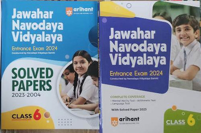 Jawahar Navodaya Vidyalaya Entrance Exam Guide And Solved Paper (2004-2023) Class 6 (2-Books Set), IN ENGLISH (Paperback, ARIHANT EXPERT TEAM)(Paperback, Experts Compilation)