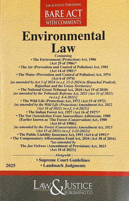 The Environmental Law Along With Supreme Court Guidelines And Landmark Judgments(Paperback, Law & Justice's)