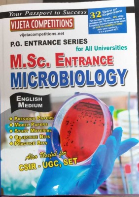 M.Sc. ENTRANCE MICROBIOLOGY ENGLISH MEDIUM 2023(Paperback, VIJETA EXPERTS)