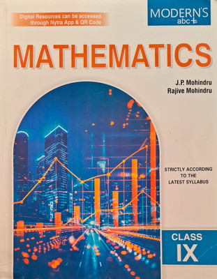 Modern ABC Plus Of Mathematics Class 9 [ 2025-26 Examination ](Paperback, J.P. Mohindru Rajive Mohindru)