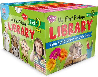 UKG Class Picture Book Box Set Of 10 Board Books Pack 2(Hardcover, Sawan)