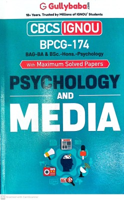 IGNOU BAG. Help Guide (BPCG-174, Psychology And Media)(PAPER BINDING, GPH)