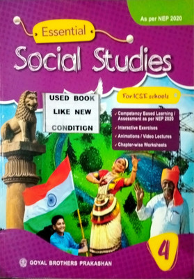 Essential Social Studies For Icse Schools-4 (Old Book)(Paperback, Editorial)