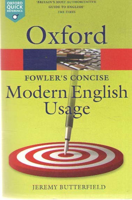 Oxford Fowler's Concise Modern English Usage By Jeremy Butterfield(Paperback, JEREMY BUTTERFIELD)