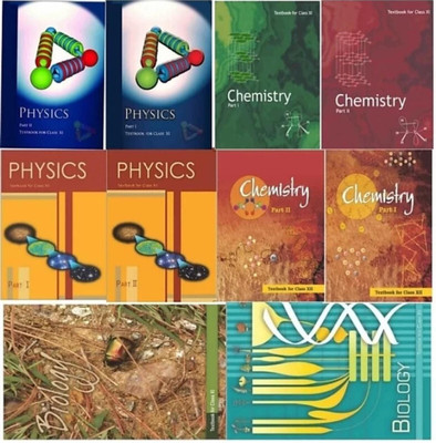 NCERT TEXTBOOK CLASS 11th & 12th (PCB) PART 1&2 Physics Chemistry And Biology NCERT( Set Of 10 Books) (Paperback, NCERT)B-2(Paperback, NCERT)