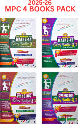 TG My Baby Bullet Q Intermediate 1st Year MPC (Mathematics 1A & 1B, Physics & Chemistry) 2025-26 Edition | IPE Quick Revision & Exam Prep Guide | Set Of 4 Books (English Medium)(Paperback, BABY BULLET SERIES)