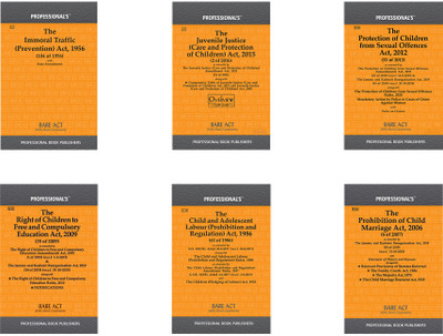Child Laws, Children Laws In India. Contains 6 Bare Acts Relating To Child Laws In India(Paperback, Professional)