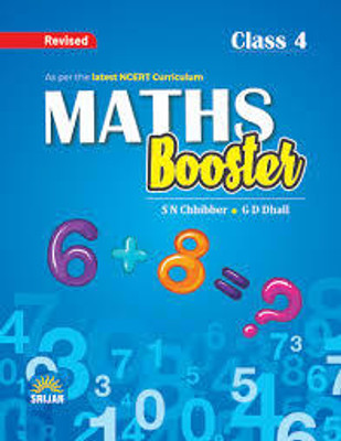 Srijan Maths Booster Class-4(perfect paperback, G D Dhall)