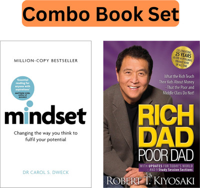 Mind Set & Rich Dad Poor Dad Self-Help Books (Combo Book Set)(Paperback, DR. CAROL S. DWECK & ROBERT T. KIYOSAKI)