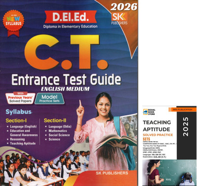 Sk Publishers Ct Entrance Test Guide English Medium 2026 With Bbs Teaching Aptitude Solved Practice Sets 2025 Combo For D.el.ed Exam Preparation(Paperback, Odia, SK GROUP OF WRITERS, BBS WRITERS) Sk Publishers Ct Entrance Test Guide English Medium 2026 With Bbs Teaching Aptitude Solved Practice Sets 2025 Combo For D.el.ed Exam Preparation(Paperback, Odia, SK GROUP OF WRITERS, BBS WRITERS)