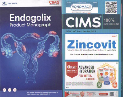 Cims [january To April 2025] With Due Part (Set Of Two Books(Paperback, Cims Medical Information)
