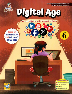 Oasis, Digital Age, Activity Based Computer Book, Class-6(Paperback, DR. SHILPA JEJURKAR)