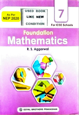 Foundation Mathematics-7 (Old Book)(Paperback, R. S. Aggarwal)