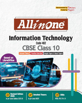 CBSE All In One Information Technology Class 10 Exam 2025-26 | Practice Exercise, Sample Papers & Board Papers, CBQs, MCQs | Revised Edition 2026(Paperback, Editorial Board)