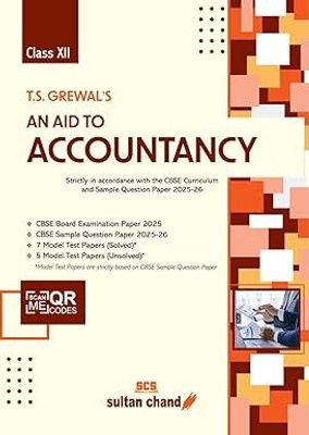T.S. Grewal's An Aid To Accountancy - CBSE Class 12 (2025-26 Session) Paperback – 25 October 2025(Paperback, T.S. GREWAL)