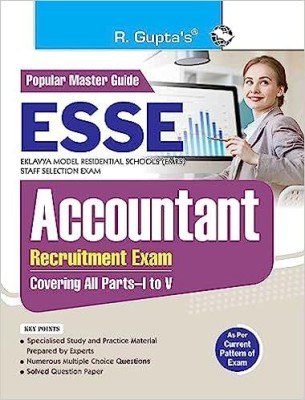 ESSE : EMRS - ACCOUNTANT Recruitment Exam Guide (Covering All Parts-I To V) Paperback – 12 July 2023(Paperback, RPH Editorial Board)