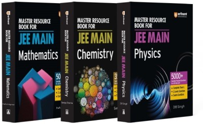 Master Resource Book For JEE Main 2024 - Physics, Chemistry, Mathematics (Set Of 3 Books)(Paperback, DB Singh, Sanjay Sharma, Prafull K Agarwal)