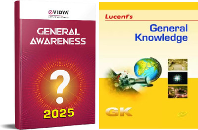 Lucent's General Knowledge With Evidya General Awareness For All Compitative Exam's | 2025 ( 2 Book Combo )(Paperback, Lucent's & Evidya)