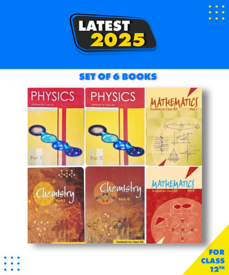 NCERT Textbooks Class 12th PCM -Physics Part 1&2, Chemistry Part 1&2 And Mathematics Part 1&2 -Set Of 6 Book -New Edition 2025 Hardcover, NCERT|New Latest Edition For 2025-2026(Hardcover, NCERT) NCERT Textbooks Class 12th PCM -Physics Part 1&2, Chemistry Part 1&2 And Mathematics Part 1&2 -Set Of 6 Book -New Edition 2025 Hardcover, NCERT|New Latest Edition For 2025-2026(Hardcover, NCERT)