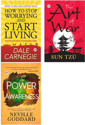 How To Stop Worrying And Start Living + The Art Of War + The Power Of Awareness (Paperback)(Paperback, General Press) How To Stop Worrying And Start Living + The Art Of War + The Power Of Awareness (Paperback)(Paperback, General Press)